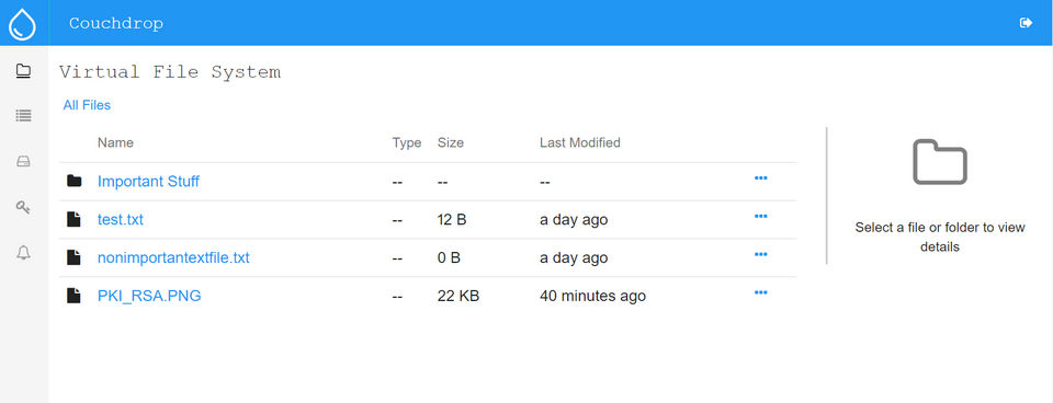 Couchdrop screenshot 1