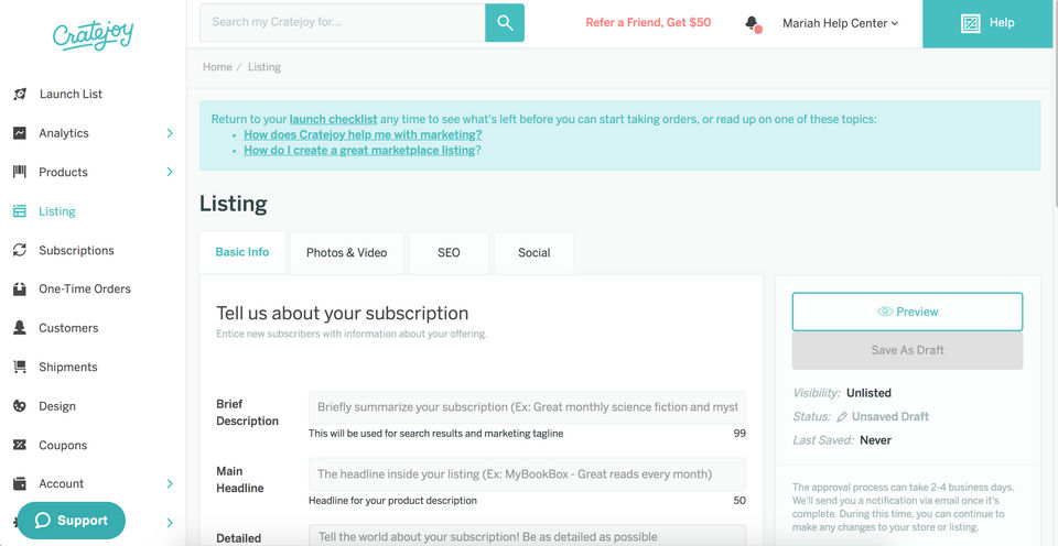 Cratejoy screenshot 3