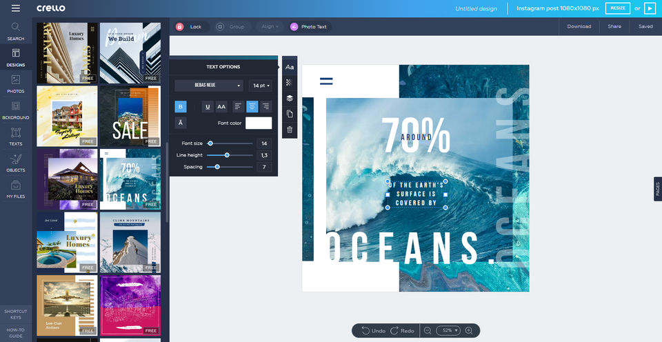 Crello screenshot 2