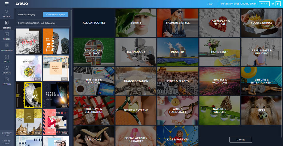 Crello screenshot 4
