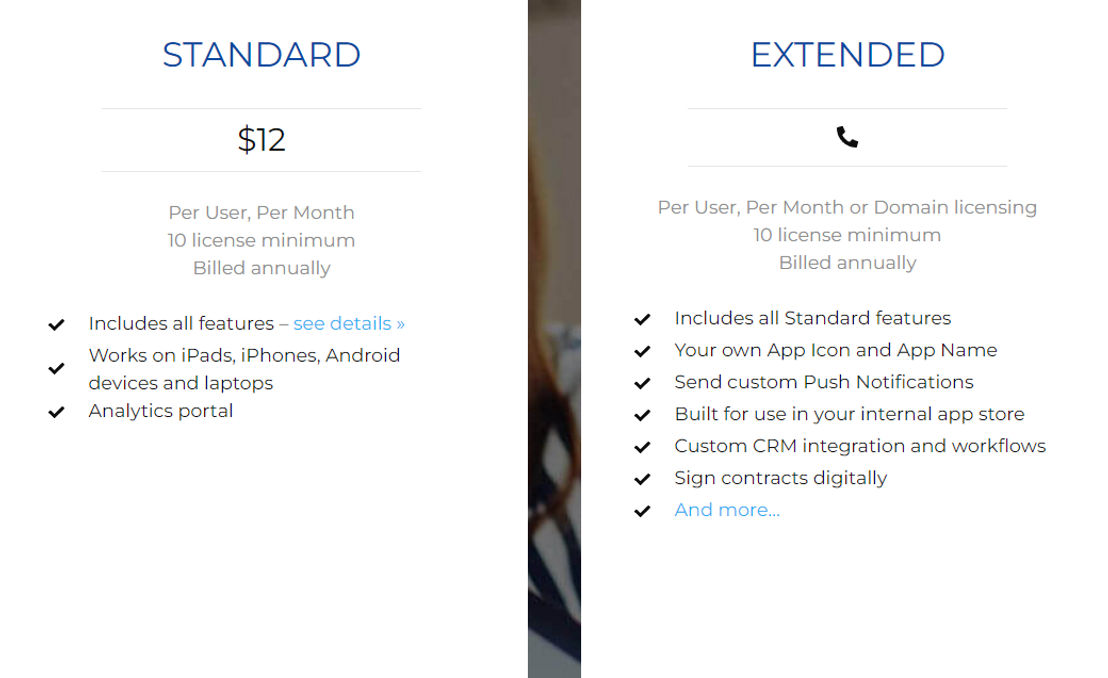 Crescendo App pricing 1