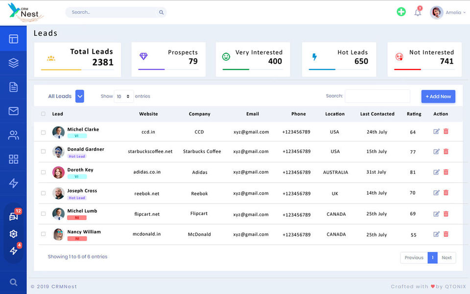 CRMNest screenshot 2