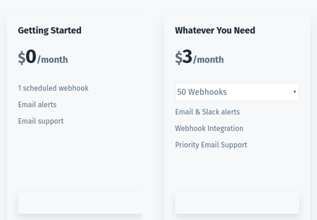 Cronhooks screenshot 1
