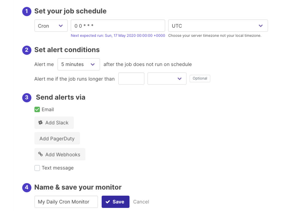 Cronhub screenshot 2