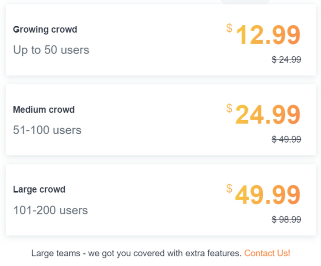Crowdbonus pricing 1