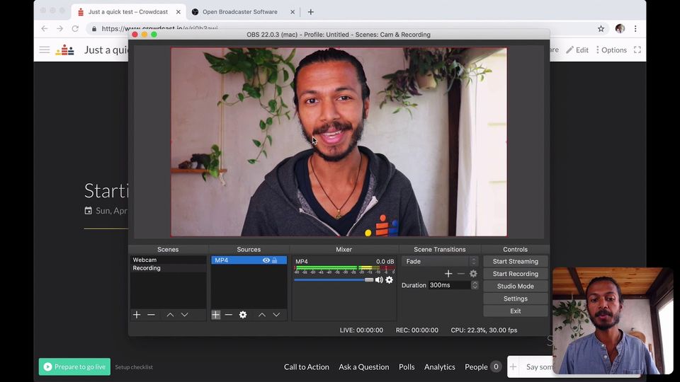 Crowdcast screenshot