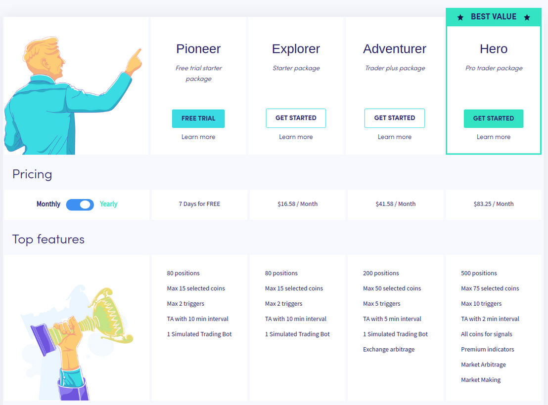 Cryptohopper screenshot 2