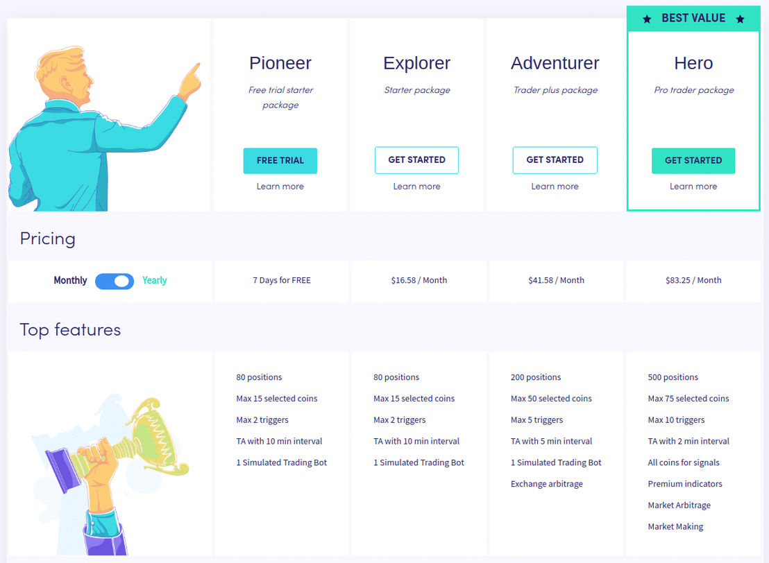 Cryptohopper screenshot 1