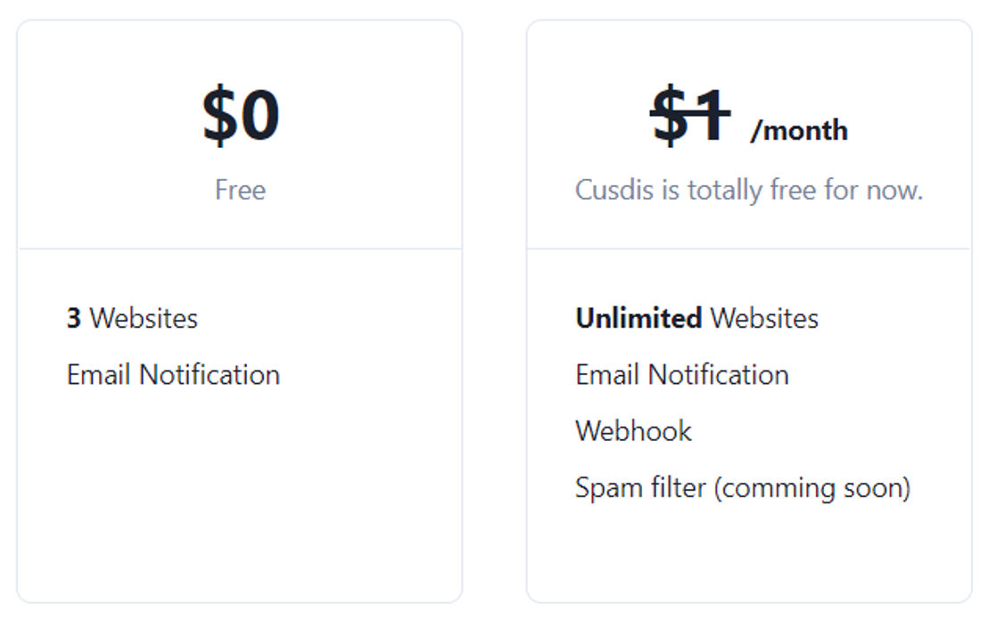 Cusdis screenshot 1