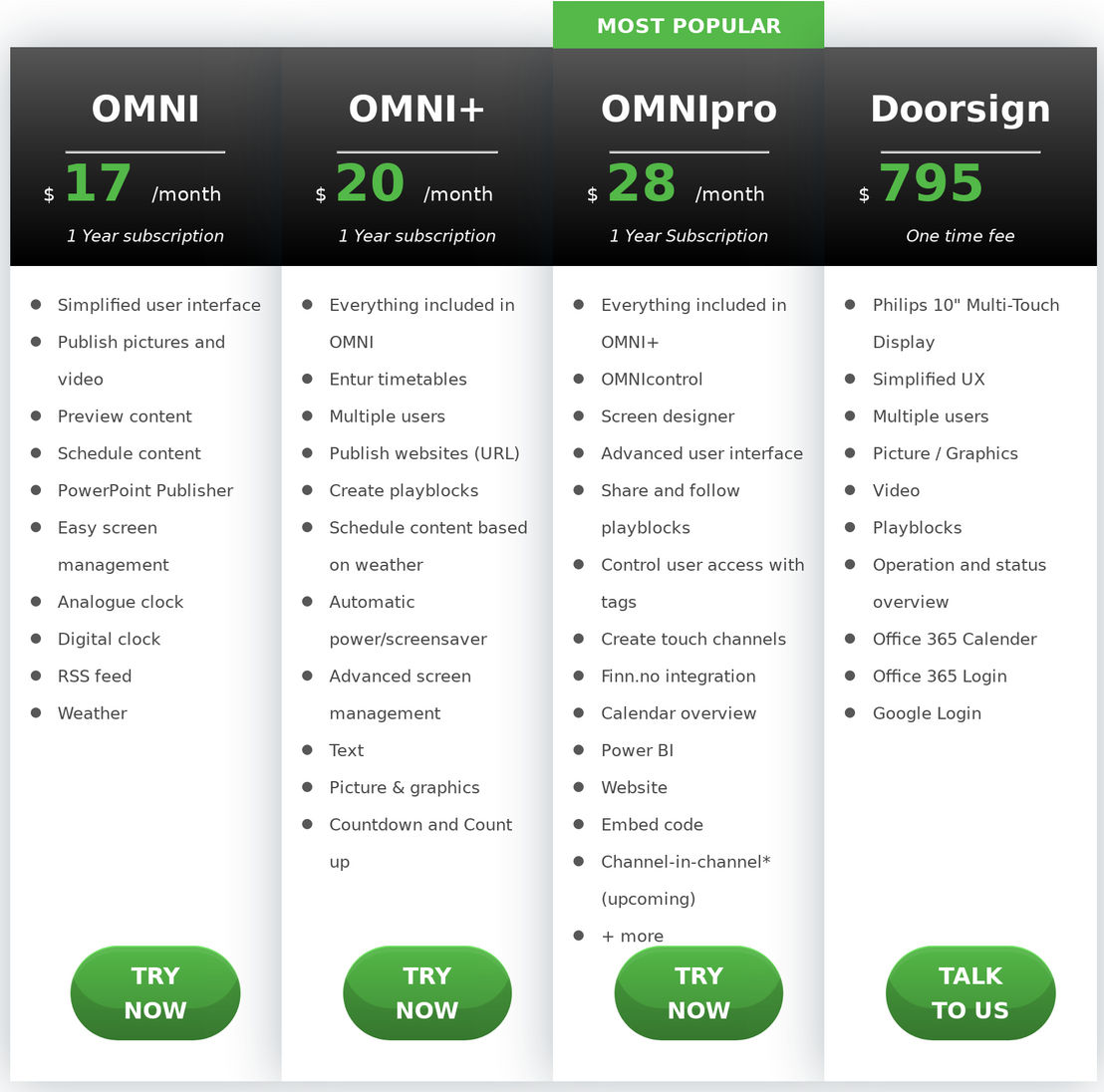 DatabeatOMNI pricing 1