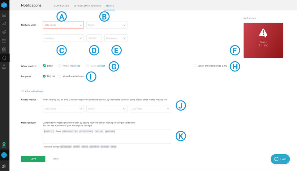 Databox screenshot