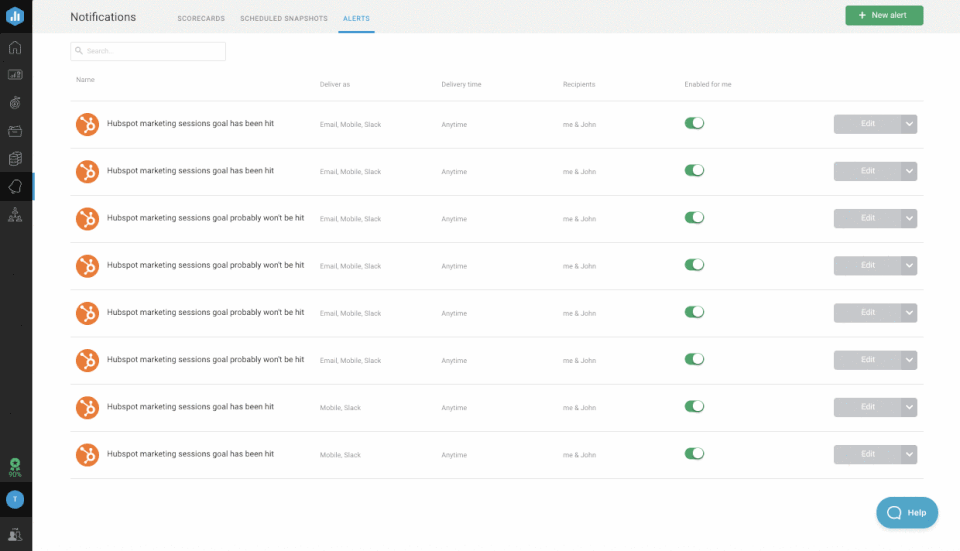 Databox screenshot