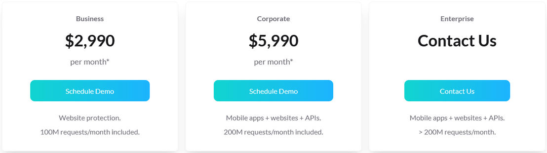 DataDome pricing 1