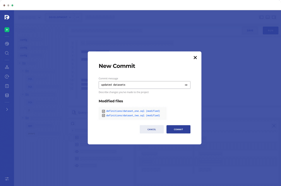Dataform screenshot 1