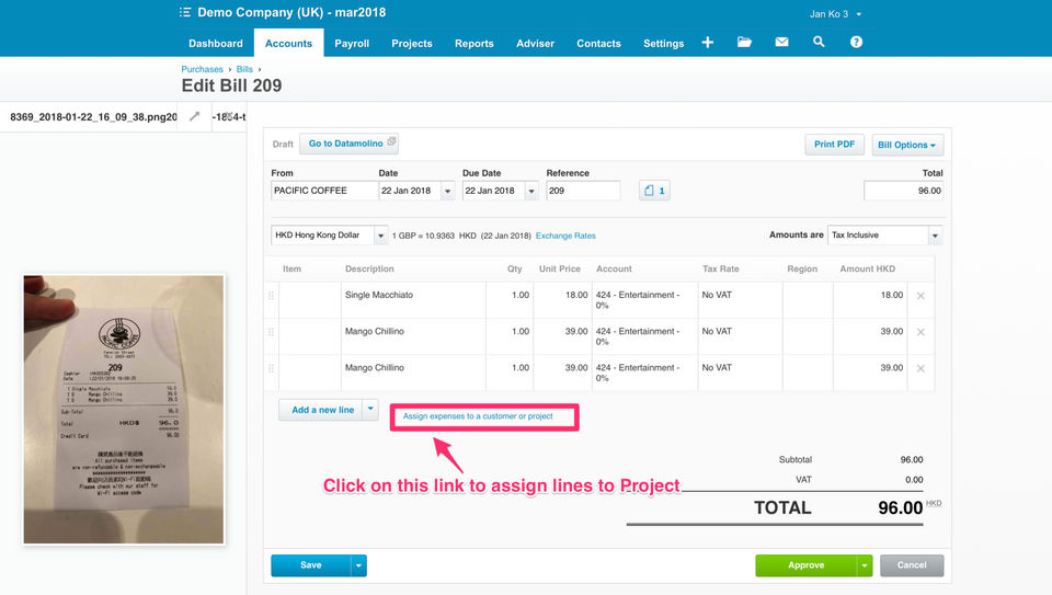 Datamolino screenshot 2