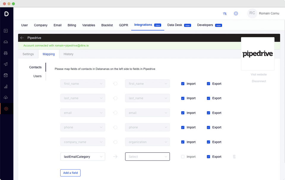 Datananas screenshot 3