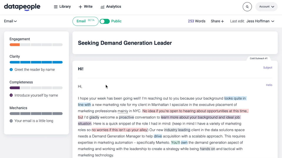 Datapeople screenshot 3