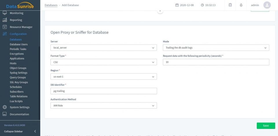 DataSunrise Database Security screenshot 2