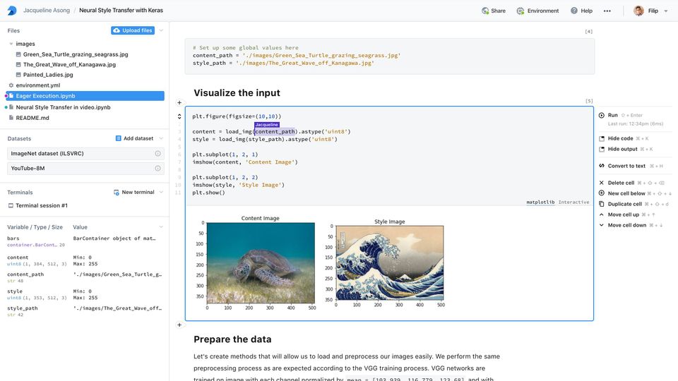 Deepnote screenshot 1