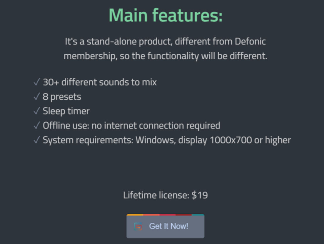 Defonic screenshot 1