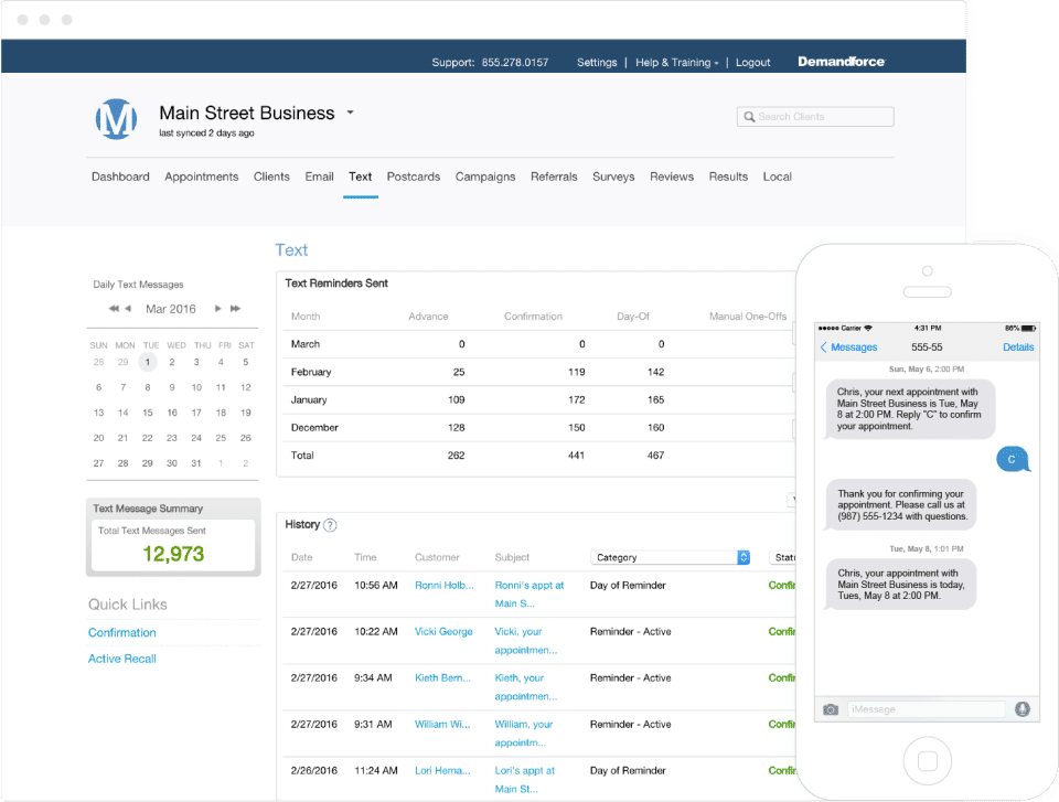 Demandforce screenshot 3