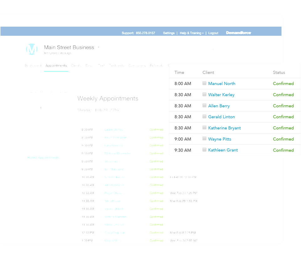 Demandforce screenshot 1