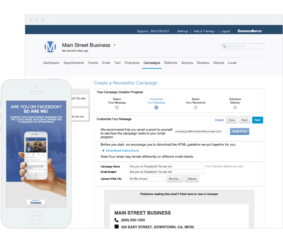 Demandforce screenshot 2