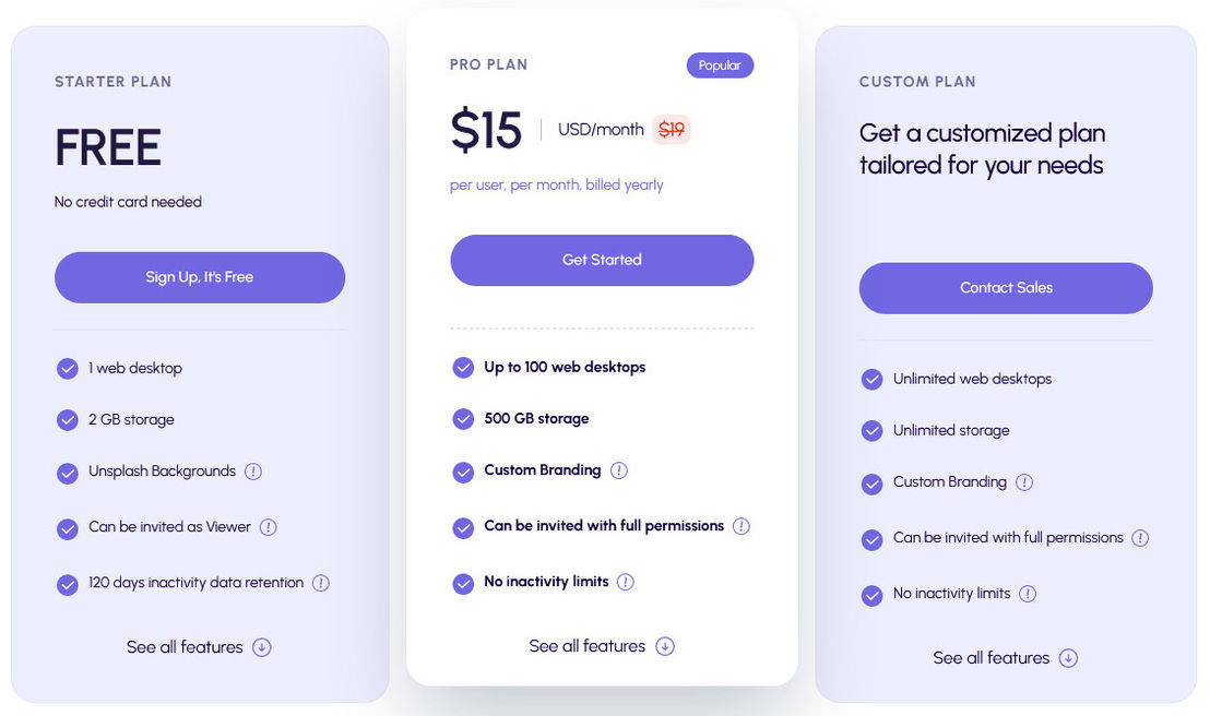 Deskfirst pricing 1