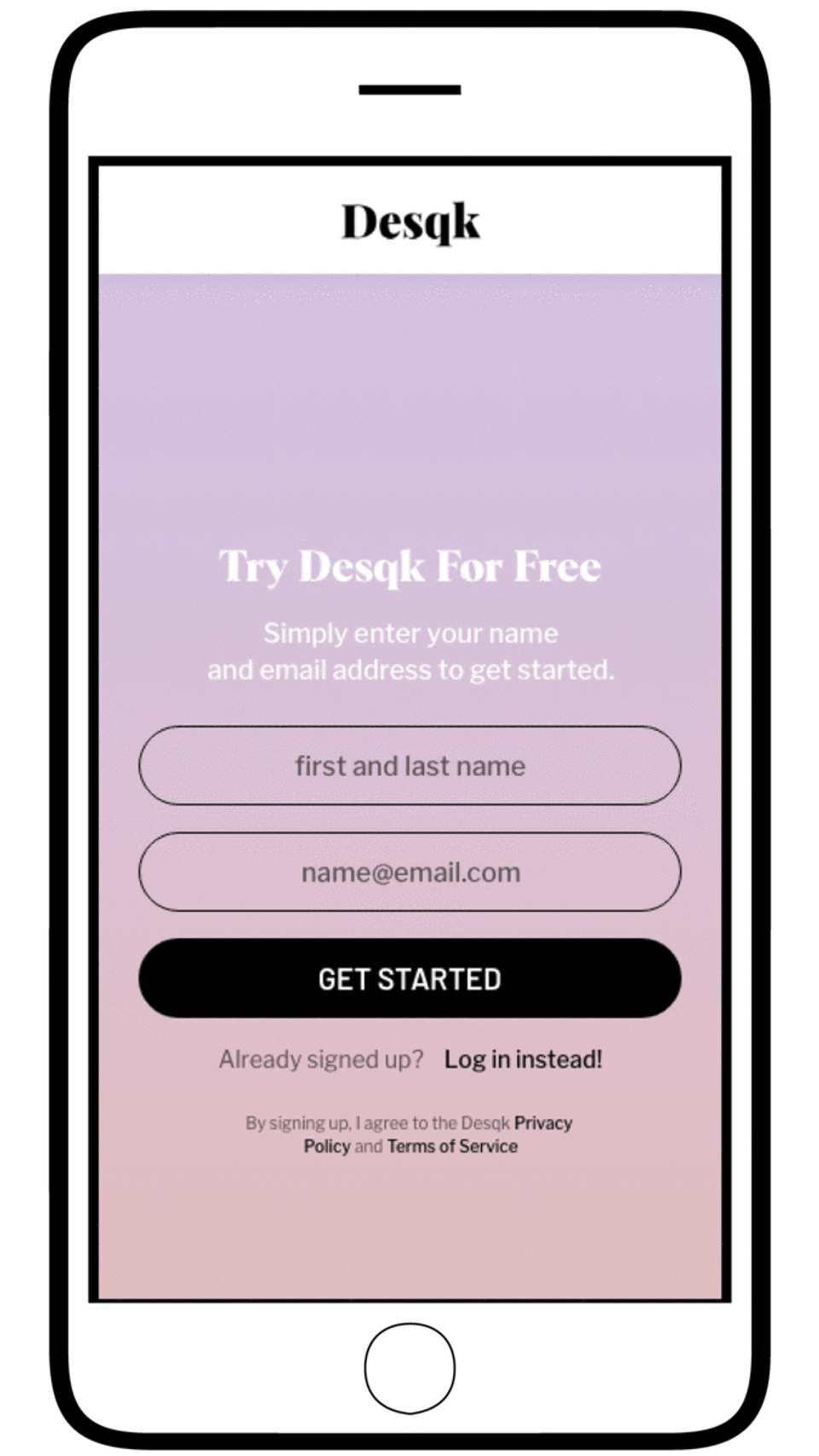 Desqk screenshot 1
