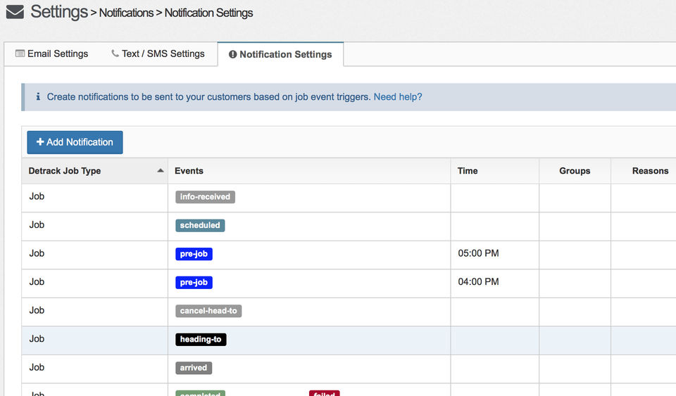 Detrack screenshot 1