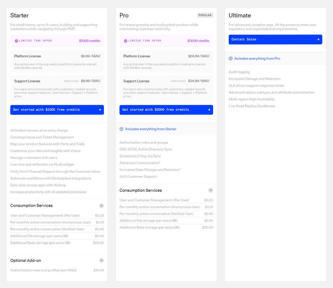 DevRev screenshot 1