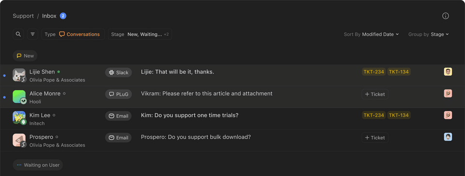 DevRev screenshot 2
