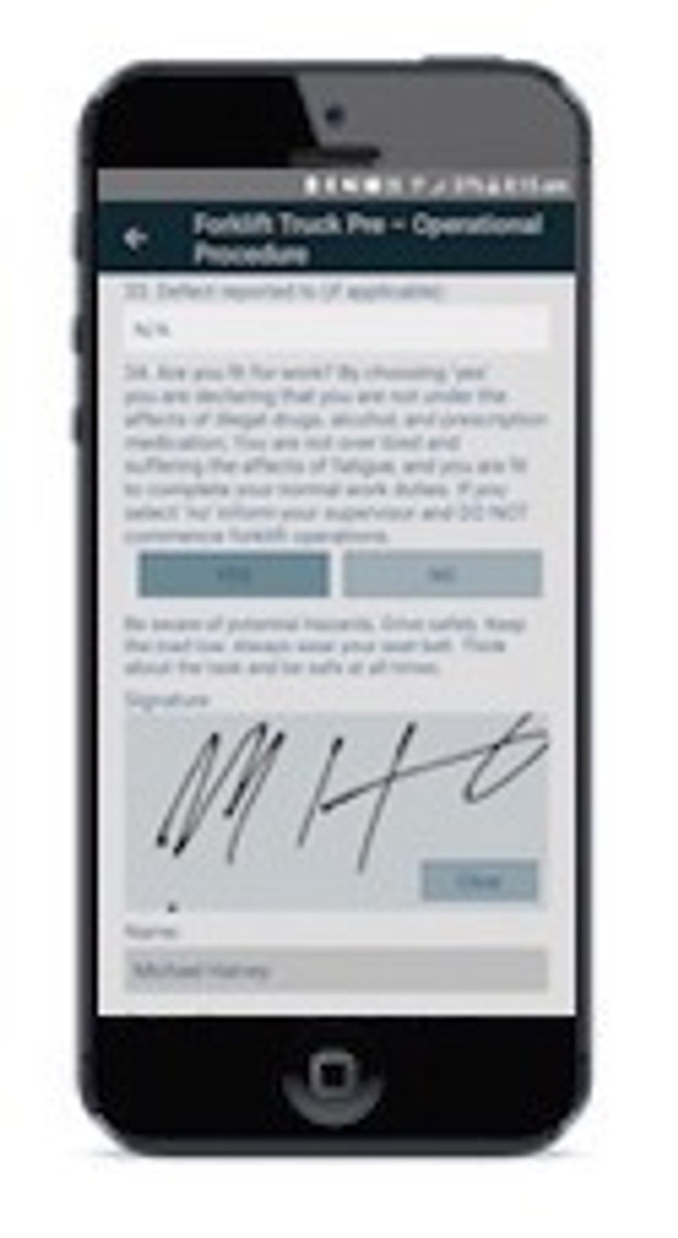Digi Clip Mobile Forms screenshot 1