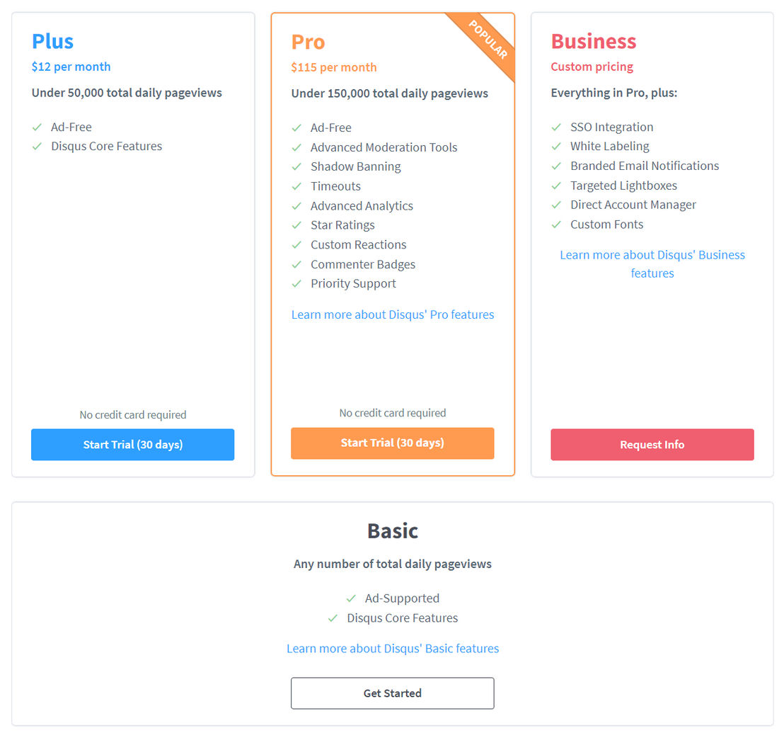 Disqus pricing 1
