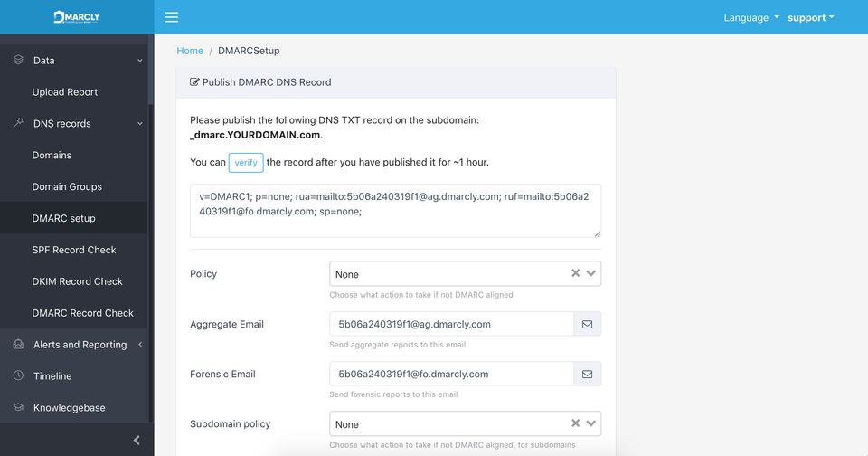 DMARCLY screenshot
