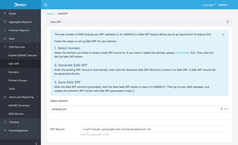 DMARCLY screenshot