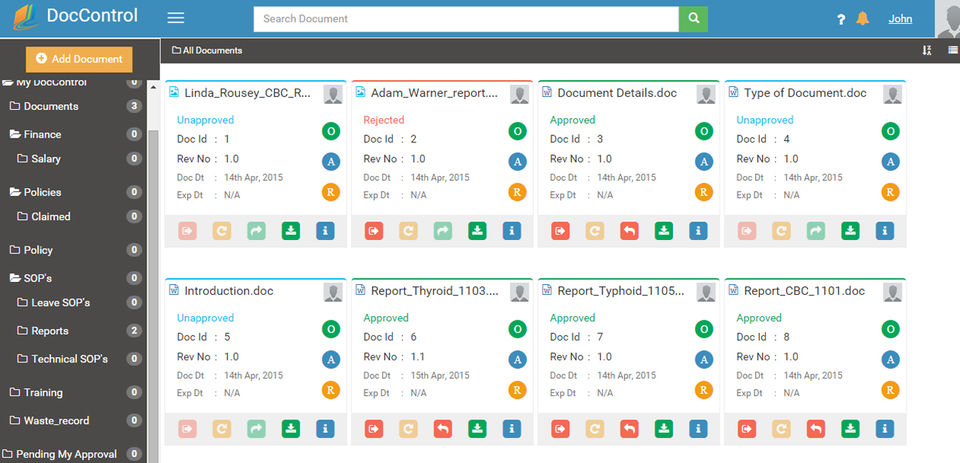DocControl screenshot 1