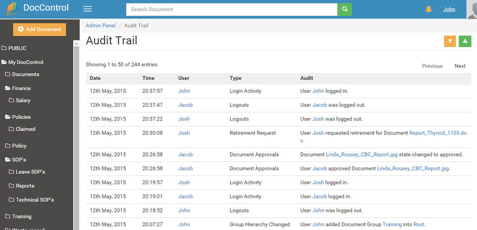 DocControl screenshot 4