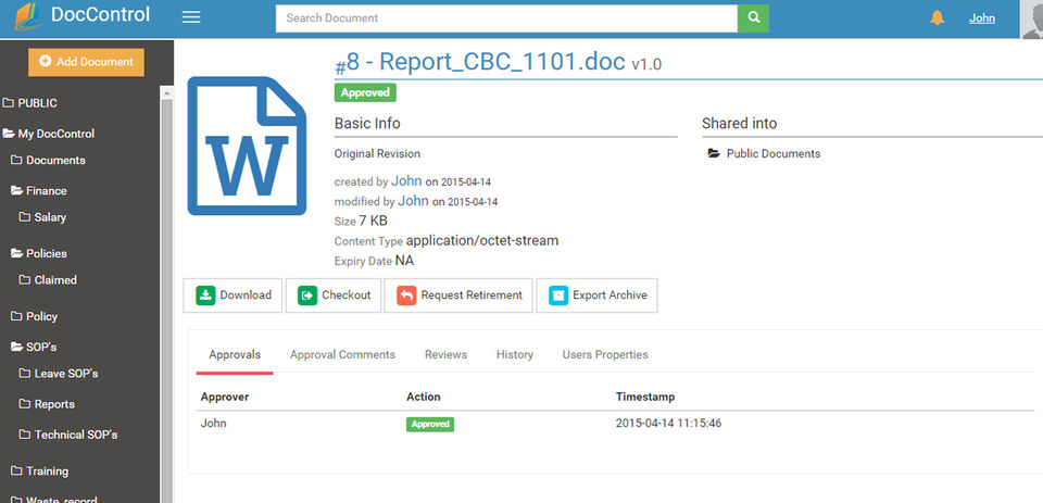 DocControl screenshot 3