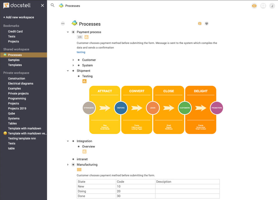 Docstell screenshot 1