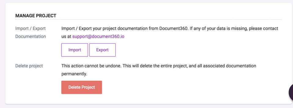 Document360 screenshot 1