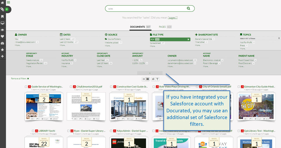 Docurated screenshot 1