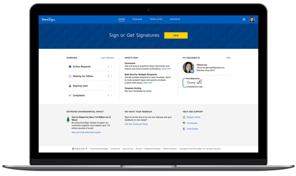 DocuSign screenshot 4