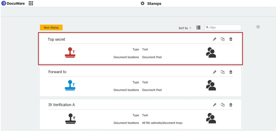 DocuWare screenshot 1