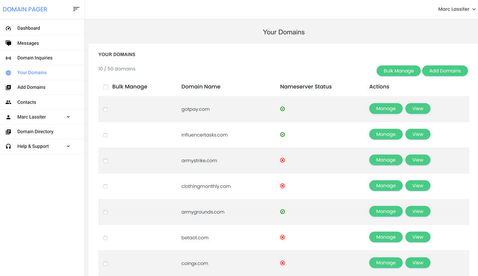 Domain Pager screenshot 3