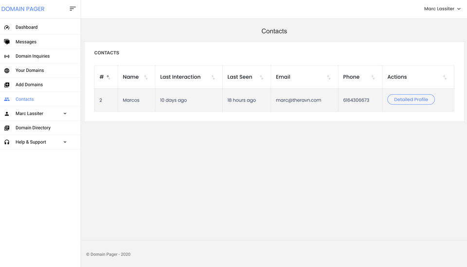 Domain Pager screenshot 2