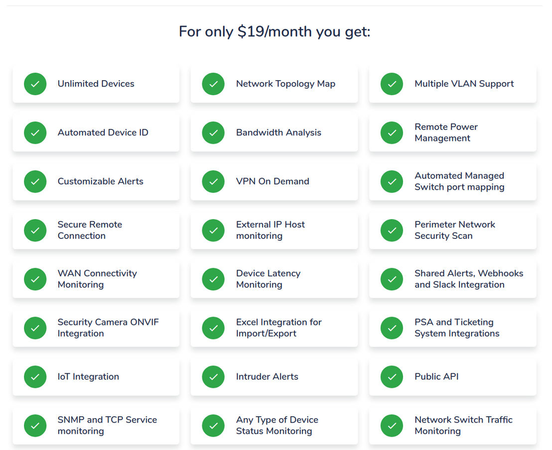 Domotz PRO pricing 1