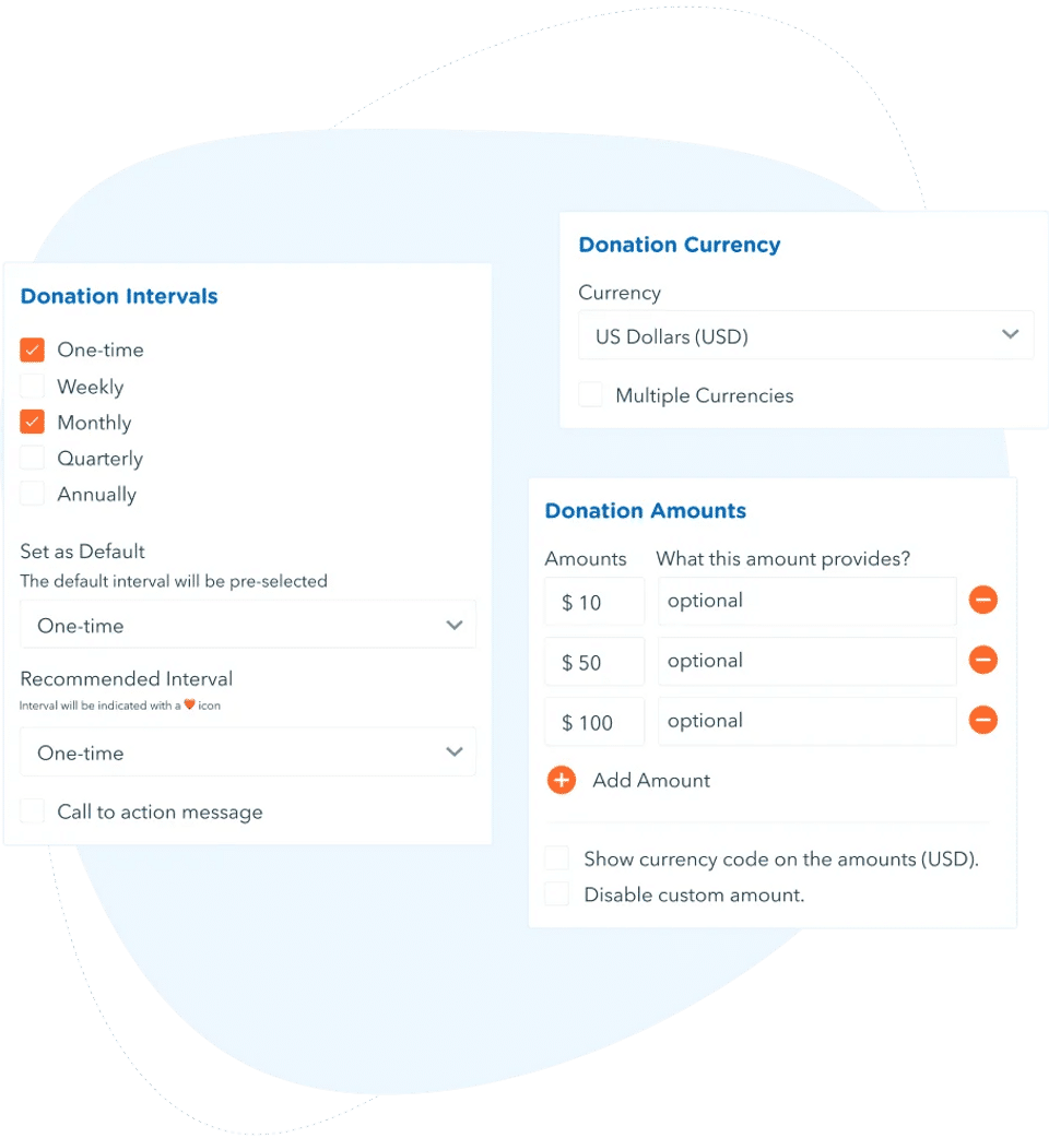 Donorbox screenshot 1