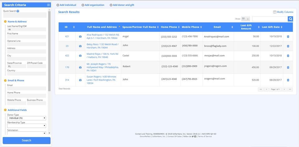 DonorPerfect screenshot 3