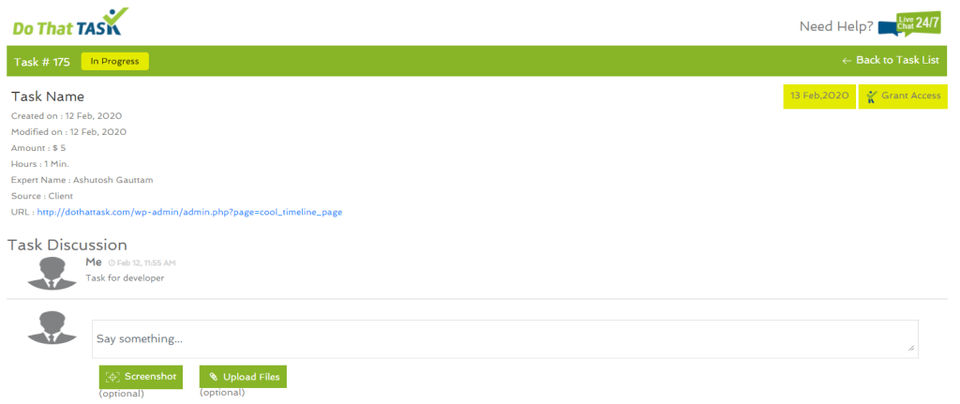 DoThatTask screenshot 1